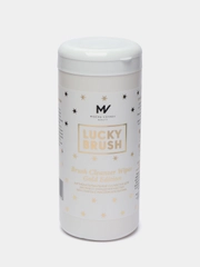 Антибактериальные салфетки для очищения кистей Lucky Brush Gold, без спирта, 100 штук