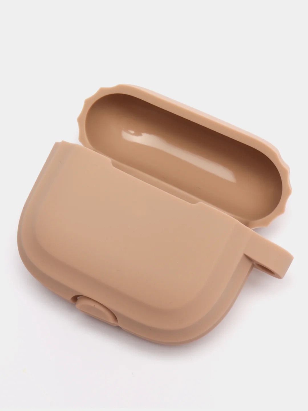 Бежевый силиконовый чехол для наушников AirPods Pro, AirPods Pro 2, AirPods 3