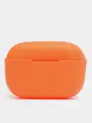 Оранжевый силиконовый чехол для наушников Apple Airpods Pro