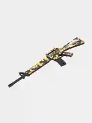 Голубой деревянный автомат из CS GO / КС ГО