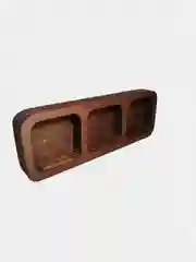 Черный менажница деревянная, прямоугольная, поднос