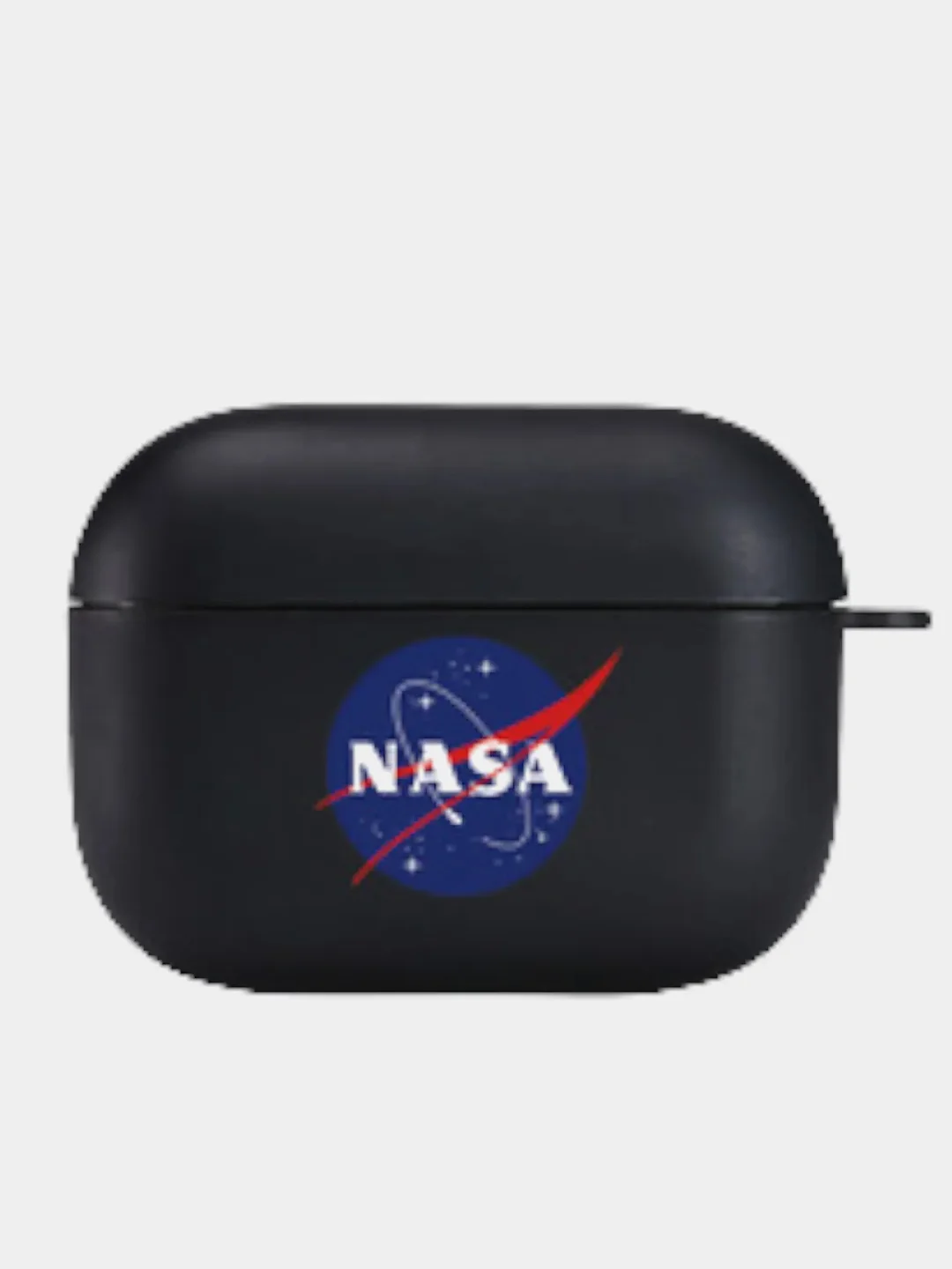 Синий силиконовый чехол для наушников Airpods Pro с принтом Nike, Nasa (Найк, Наса))