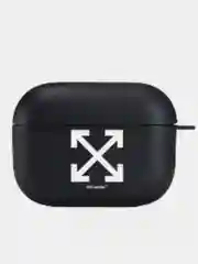 Хром силиконовый чехол для наушников Airpods Pro с принтом Nike, Nasa (Найк, Наса))