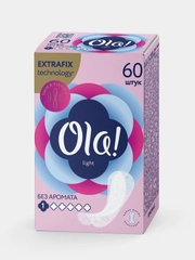 Прокладки женские, ежедневные, Ola! LIGHT, ультратонкие, 60 штук