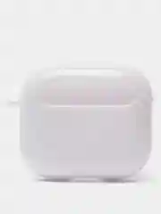 Белый чехол для AirPods 3, 10 цветов, силикон, c креплением для карабина