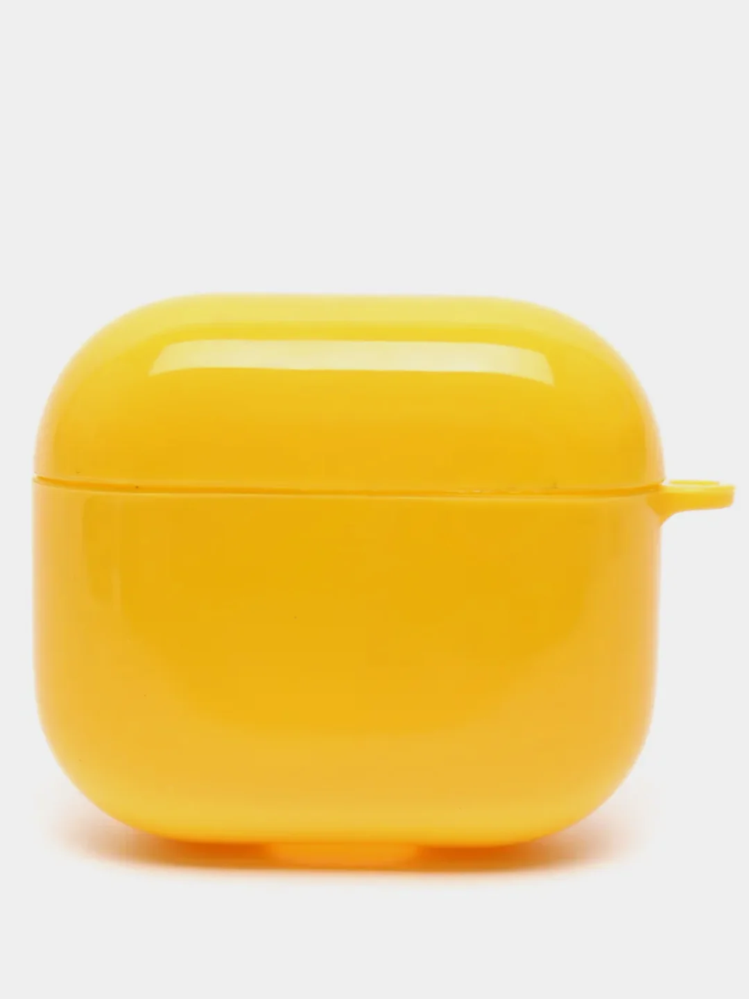 Желтый чехол для AirPods 3, 10 цветов, силикон, c креплением для карабина