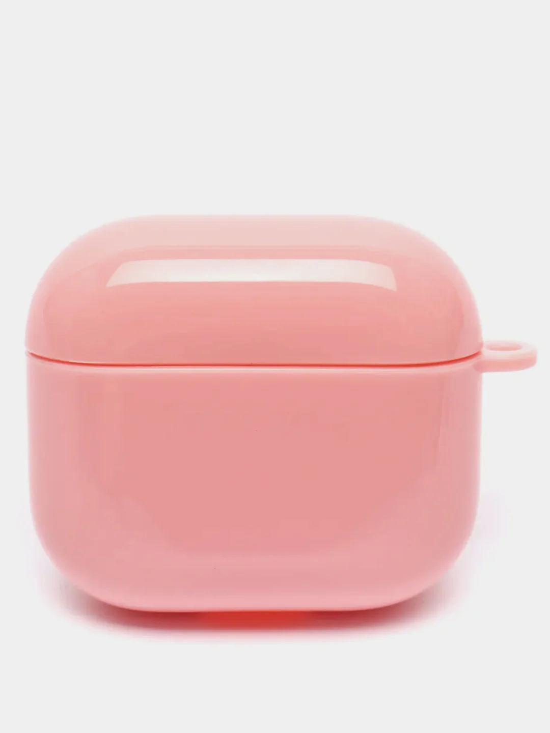 Розовый чехол для AirPods 3, 10 цветов, силикон, c креплением для карабина