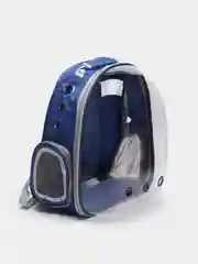 Синий рюкзак переноска для кошек и собак