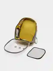 Желтый рюкзак переноска для кошек и собак