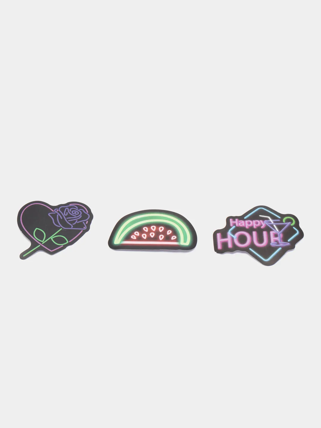 Индиго наклейки стикеры Neon/Неоновые/50 штук/ Стикерпак