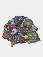 Аметистовый наклейки стикеры Neon/Неоновые/50 штук/ Стикерпак