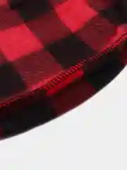 Красный толстовка для собак мелких и средних пород Zoostyle в клетку с карманом на молнии