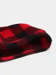 Красный толстовка для собак мелких и средних пород Zoostyle в клетку с карманом на молнии