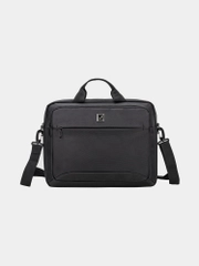 Сумка-портфель BRAUBERG Protect, с отделением для ноутбука 15,6", 2 отделения, черная, 30 х 40 х 7 см