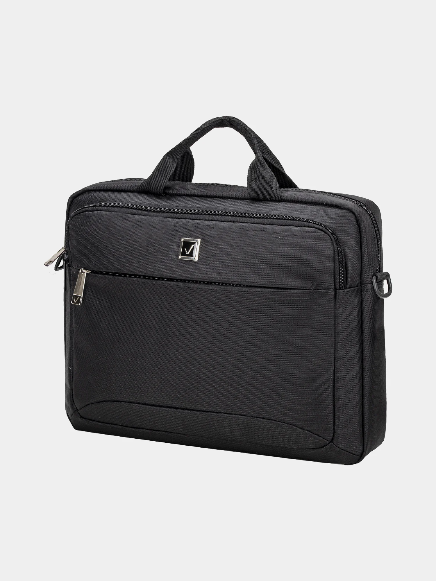 Сумка-портфель BRAUBERG Protect, с отделением для ноутбука 15,6", 2 отделения, черная, 30 х 40 х 7 см