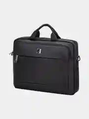 Сумка-портфель BRAUBERG Protect, с отделением для ноутбука 15,6", 2 отделения, черная, 30 х 40 х 7 см