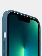 Светло-синий чехол для Apple iPhone 13 Pro, Silicone Case MagSafe