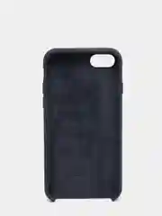 Темно-синий чехол Silicone Case для iPhone 7, 8, SE 2020, с открытым низом