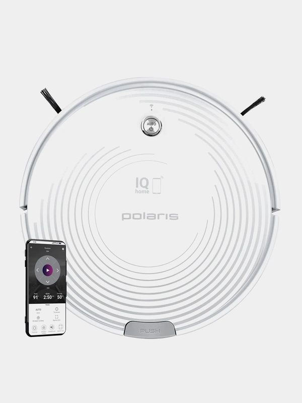 Робот-пылесос Polaris PVCR 0833 Wi-Fi IQ Home, белый