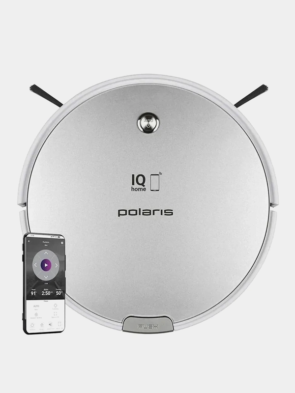 Робот-пылесос Polaris PVCR 0833 WI-FI IQ Home, серебристый