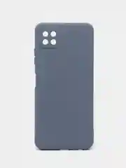Серый чехол для Samsung Galaxy A22s,  силиконовый