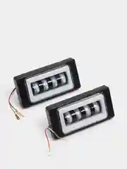 Фара противотуманная с ДХО для ВАЗ 2110, 2112, 2113, 2114, 2115, 65 W, 2 штуки