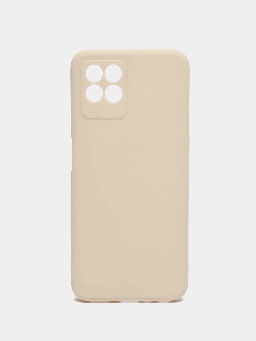 Молочный силиконовый чехол для Realme 8i, Narzo 50 (Реалми 8 ай, Нарзо 50), прозрачный