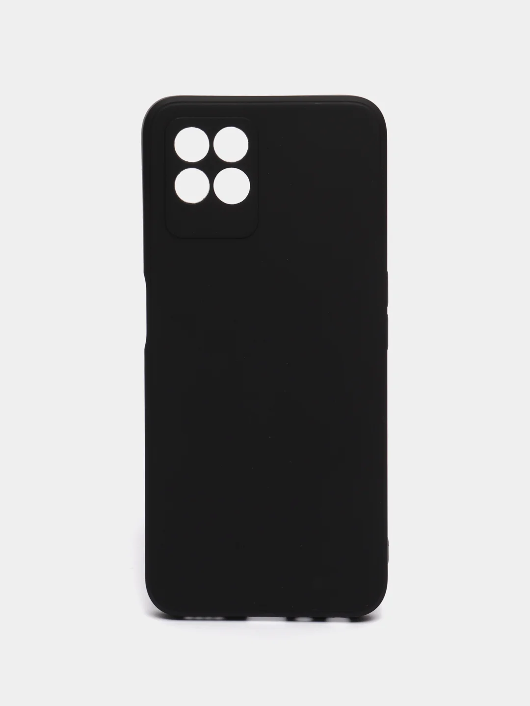 Черный силиконовый чехол для Realme 8i, Narzo 50 (Реалми 8 ай, Нарзо 50), прозрачный