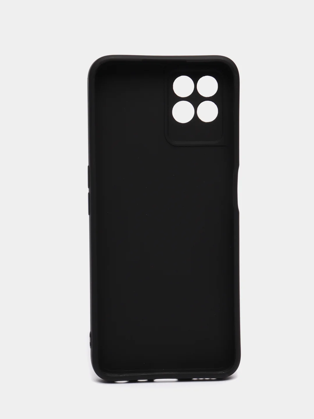 Черный силиконовый чехол для Realme 8i, Narzo 50 (Реалми 8 ай, Нарзо 50), прозрачный