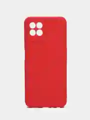 Коралловый силиконовый чехол для Realme 8i, Narzo 50 (Реалми 8 ай, Нарзо 50), прозрачный