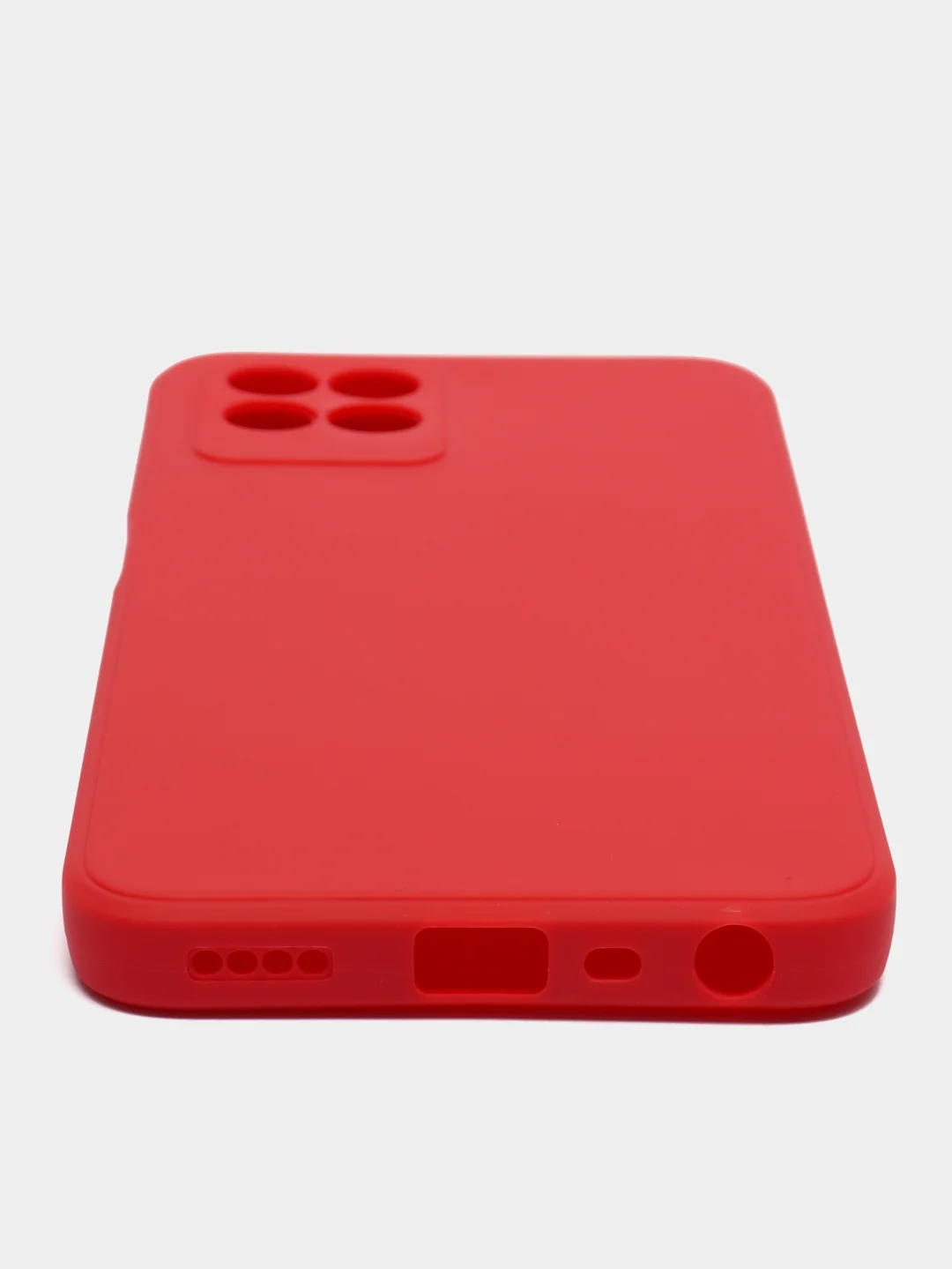 Коралловый силиконовый чехол для Realme 8i, Narzo 50 (Реалми 8 ай, Нарзо 50), прозрачный