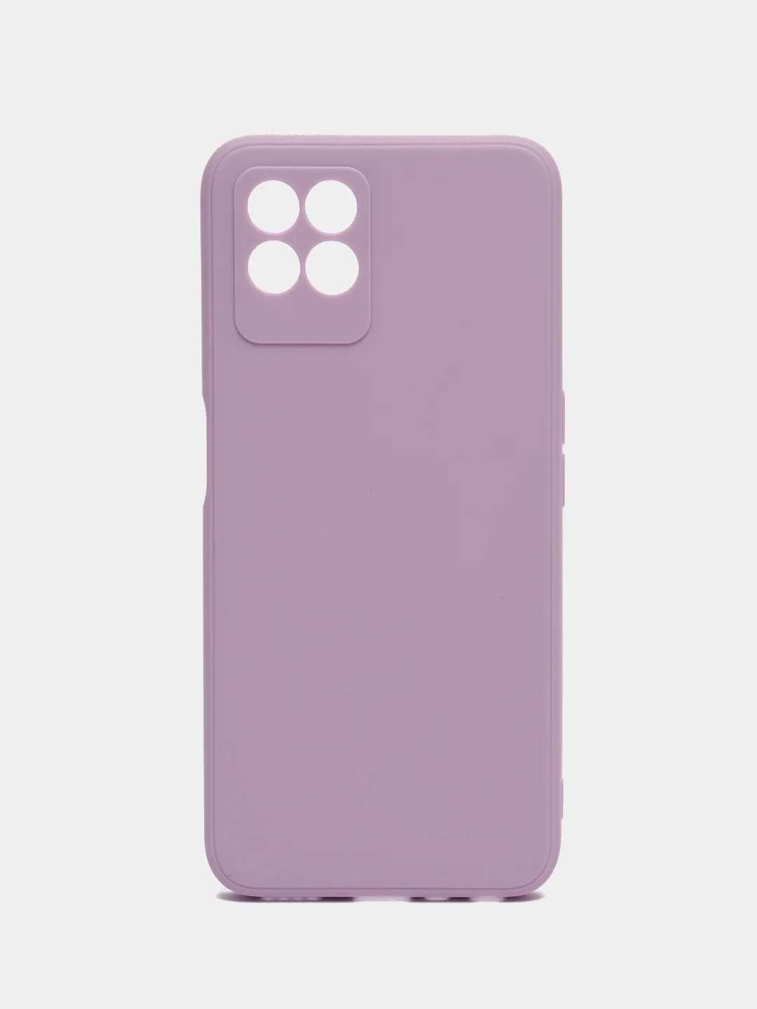 Лавандовый силиконовый чехол для Realme 8i, Narzo 50 (Реалми 8 ай, Нарзо 50), прозрачный