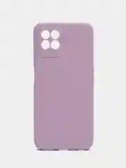 Лавандовый силиконовый чехол для Realme 8i, Narzo 50 (Реалми 8 ай, Нарзо 50), прозрачный