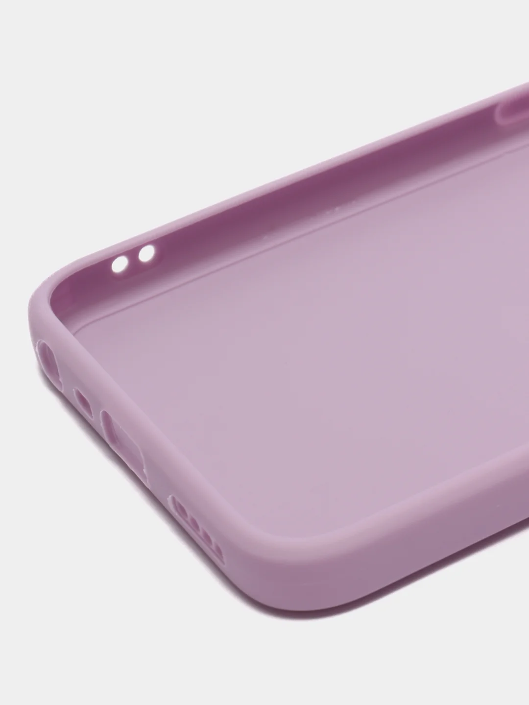 Лавандовый силиконовый чехол для Realme 8i, Narzo 50 (Реалми 8 ай, Нарзо 50), прозрачный