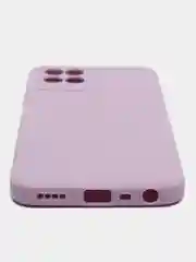 Лавандовый силиконовый чехол для Realme 8i, Narzo 50 (Реалми 8 ай, Нарзо 50), прозрачный
