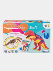 Набор для детской лепки из легкого пластилина "Тираннозавр"