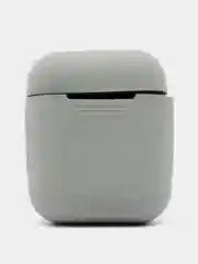 Серый металлик защитный чехол для наушников AirPods 1/2