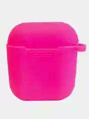 Розовый детский чехол для наушников AirPods 1/2