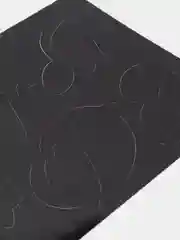 Черный наклейка на шар