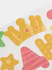 Коралловый наклейка на шар