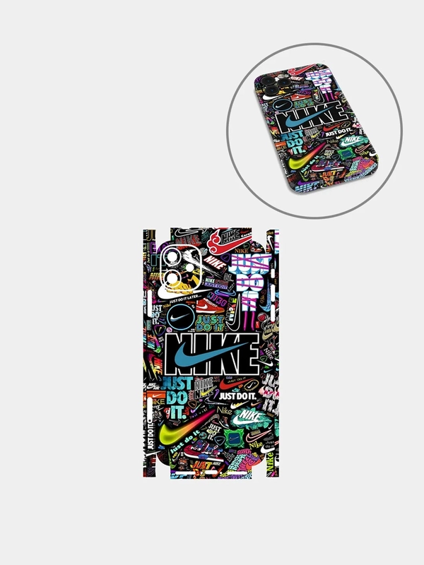 Защитная пленка, наклейка Nike (найк) Skin  на телефон iPhone 11/12/12Pro/13/13Pro