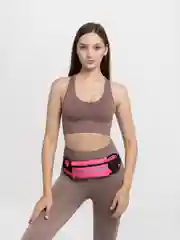Розовый сумка на пояс для бега и фитнеса, спортивная, унисекс