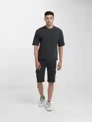 Угольный костюм мужской с шортами
