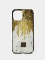 Чехол для iPhone 12 Pro Max сталактиты золотые