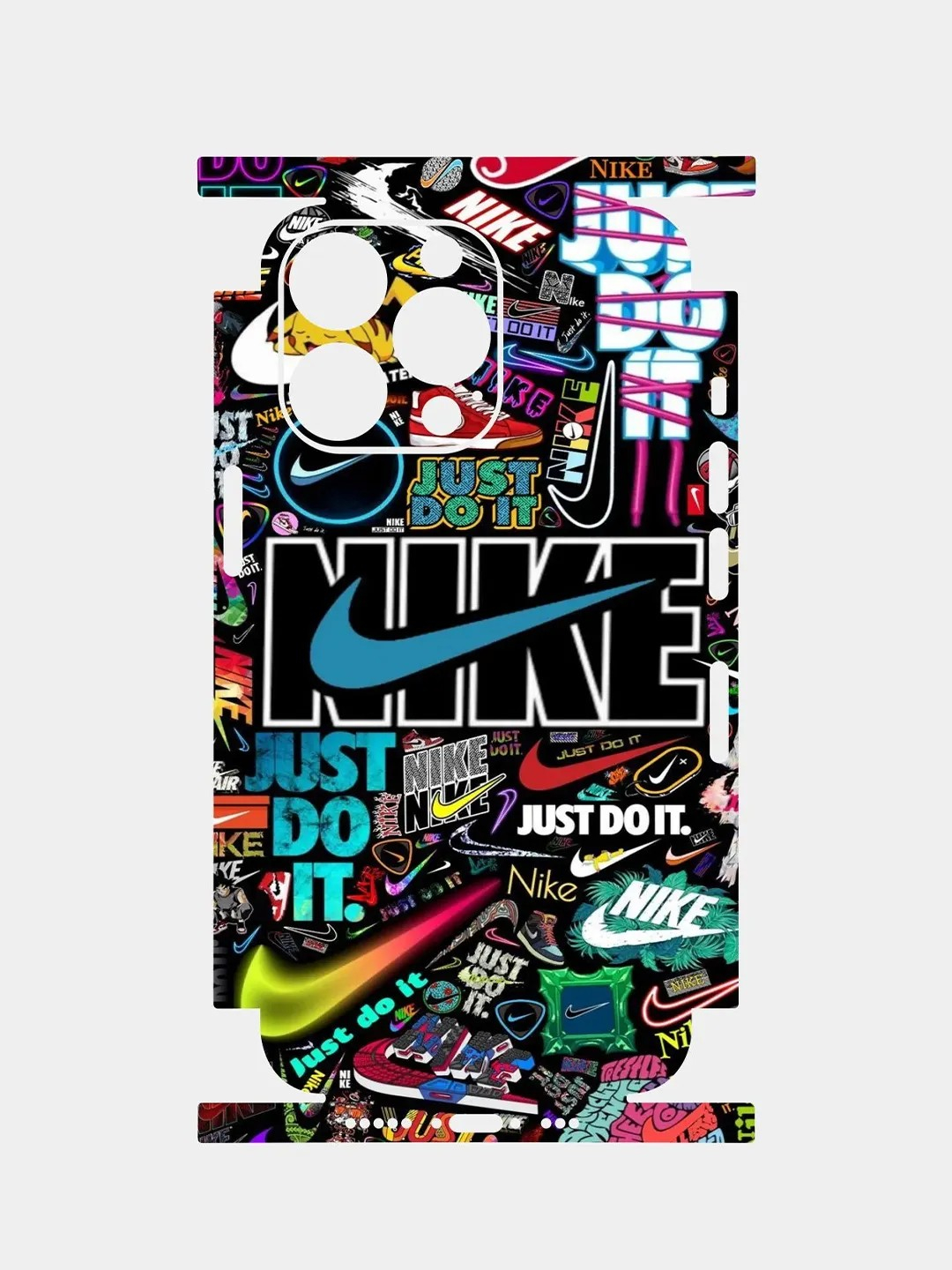 Защитная пленка, наклейка Nike (найк) Skin на телефон iPhone  11/12/12Pro/13/13Pro купить по цене 399 ₽ в интернет-магазине Магнит Маркет