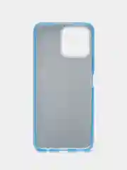 Голубой чехол для Honor X8, силиконовый