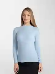 Бирюзовый водолазка женская