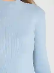 Бирюзовый водолазка женская