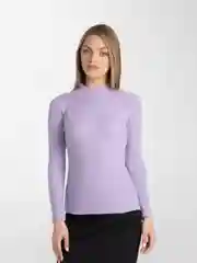 Лавандовый водолазка женская