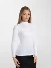 Белый водолазка женская